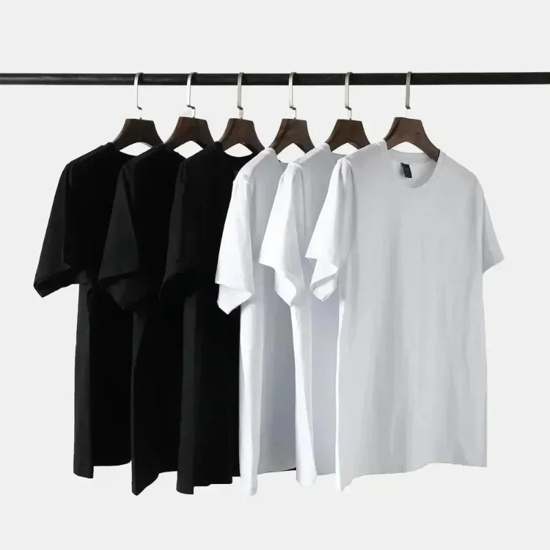 2024 New American Children's Cotton Short Sleeve T-shirt Summer Men's and Women's Letter Print Breathable Round Neck T-shirt Top