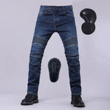 Motorcycle Riding Jeans Men Outdoor Moto Jeans Protective Knee Hip Pads Motocross Pants Touring Anti-Drop Pants Protective Gear