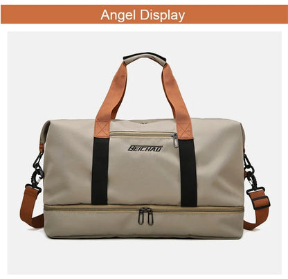 Bolsa de gimnasio de viaje, equipaje de corta distancia, bolsas de fitness portátiles, bandolera, bolso de pecho, bolso de mano, bolso de mano, bolso de fin de semana