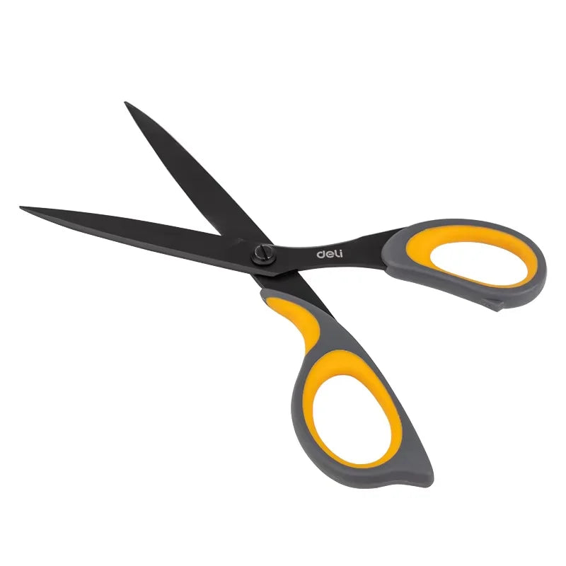DELI Soft Handle Scissors for Office & Home Use - Durable Sharp Handcraft Scissors for Crafting & Office Supplies