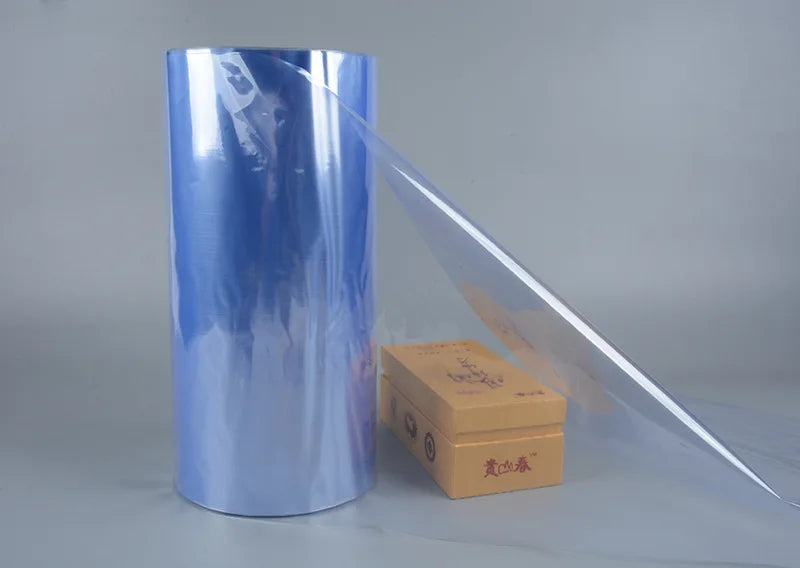 PVC heat Shrink Clear Film Membrane Plastic Cosmetic Book Box shoes Packaging Canister Hot Shrinkable tube Transparent cylinder