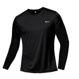 Long and Short-Sleeved T-Shirt Fitness Sports Tops Morning Running Ice Silk Quick Dry Outdoor Mountaineering Gym Clothing Men