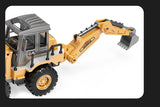 Juguetes para niños, tractor de aleación, excavadora, buldózer, grúa en miniatura, camión, modelo de vehículo agrícola de ingeniería fundido a presión, regalos para niños