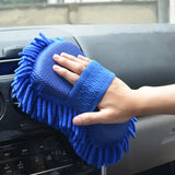 2Pcs Coral Car Wash Mitts Car Cleaning Sponge Care Detailing Brushes Auto Gloves Styling Car Cleaning Tools Auto Accessories