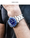 ADDIESDIVE Quartz Watch for Men 316L Stainless Steel Super Luminous Ceramic Bezel 200m Waterproof Classic Diving Men's Watch
