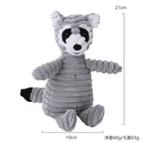 Pelúcia Corduroy Toy Dog, Forma Animais, Mordida Resistente, Brinquedos Squeaky, Pet Products, Acessórios de treinamento, Pequenos e Grandes Cães