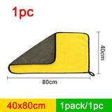Seametal toalha de lavagem de carro de microfibra 400gsm dupla face coral veludo toalhas limpas alta absorção de água pano de secagem de lavagem de carro