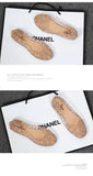 Women's Flat Bottom Plastic Jelly Sandals Hollow out Slip-On Beach Shoes Comfortable Lightweight Summer Footwear