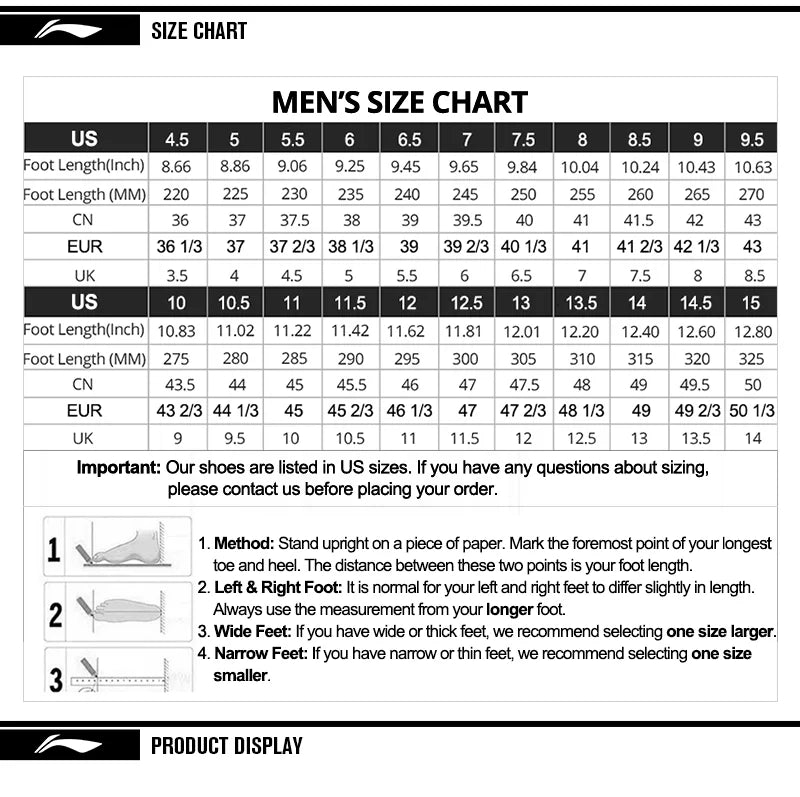 LI-NING FEIDIAN 6 CHALLENGER Men's Running Shoes Professional Sports Marathon Running Shoes ARMW003