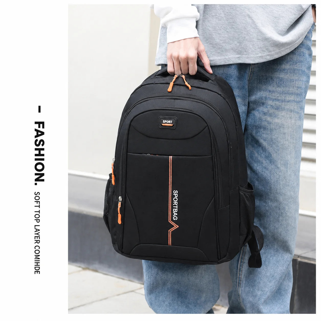 15.6 Inch Laptop Backpack Water-Resistant Daily Use Backpack Laptop Backpack Multi-Compartment For Traveling Trekking Day