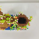 KNEW BUILT DIY Capybara Pen Holder Micro Mini Building Block Toy-Perfect for Students,Easy Assemble,Ideal Holiday Gift for Kids