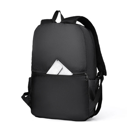 Unisex Foldable Expandable Nylon Backpack Lightweight Casual Large Capacity Multifunctional Outdoor Sports Travel Bag