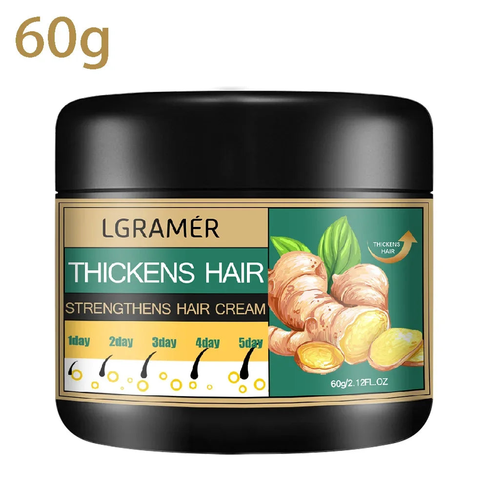 Hair growth cream, ginger, alopecia, repair, hair loss prevention, baldness treatment, dense fortifier, hair care products