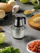 5L Electric Meat Grinder Stainless Steel Food Processor Chopper Kitchen Utensils Vegetable and Fruit Chopper Kitchens Utensil