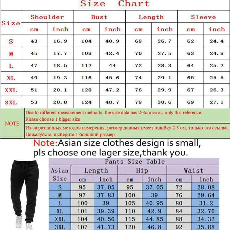 New men's autumn and winter hooded sweatshirts, sportswear, outdoor fashionable jogging couple pullovers and trousers two-piece