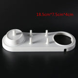 1Pc Oral B Electric Toothbrush Holder Bracket Bathroom Stand Base Support with Charger Hole for Tooth Brush Heads