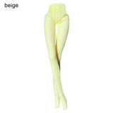Mini Elastic Leggings Doll Silk Stockings Dolls Pantyhose Colorful Pantyhose Bottoms Socks Miniature Clothes Suits 1/6