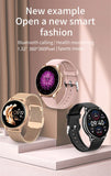 MEVADEN 1.32 inch Female Fashion Smart Watch Bluetooth Call Women Sport Fitness Tracker Health Monitor Smartwatch for Ladies Y22