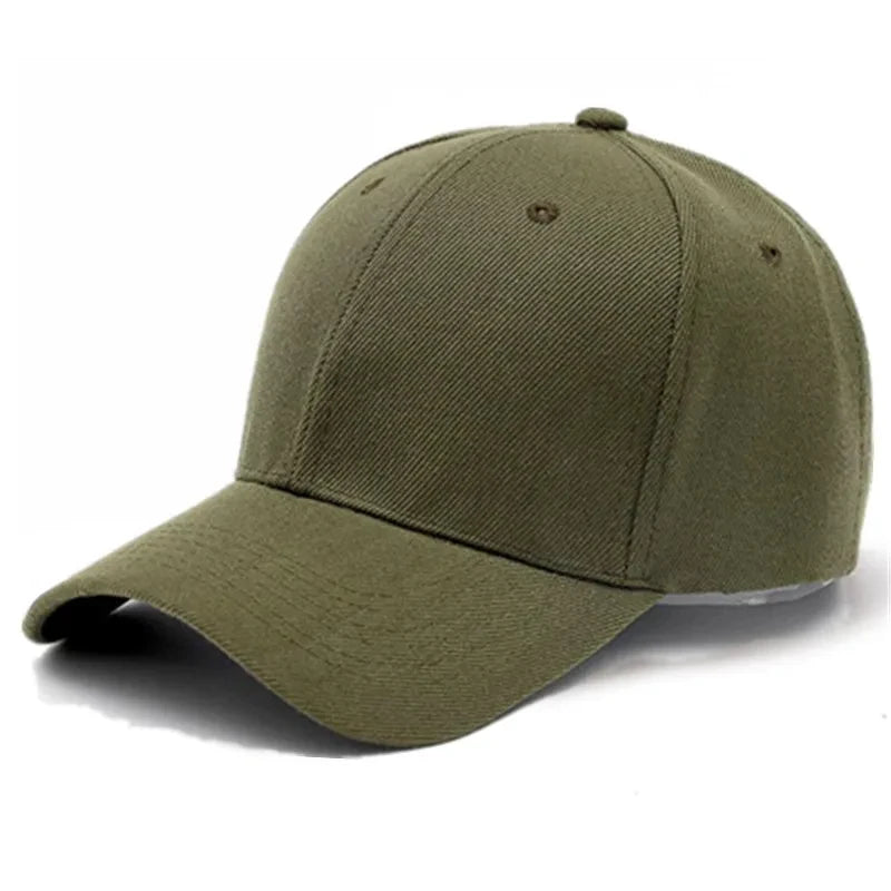 Solid Color Baseball Caps for Women Men Summer Sun Hats Adjustable Snapback Hats Unisex Street Hip Hop Hat Sun Visor Caps