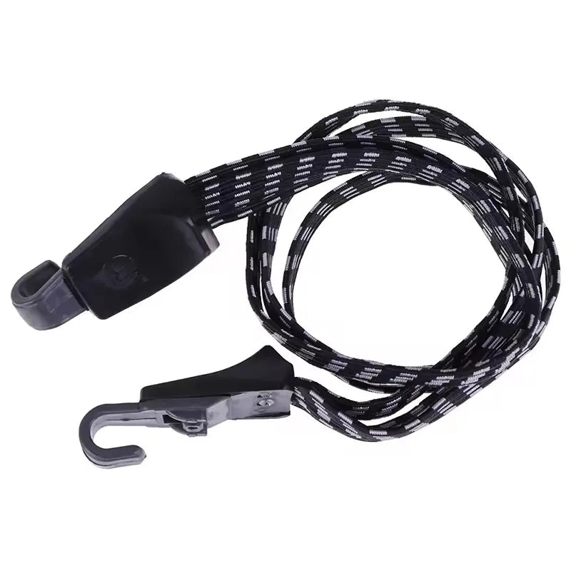 2PCSMotorbike Line Elastic Luggage Rope Load Carrier Strap Elastic Rubber Strap Buckle Rope with Hooks Bike Accessories