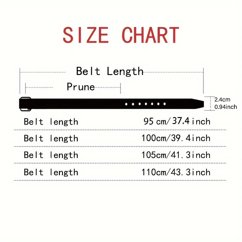 1Pc Women's Retro Belt, Alloy Buckle Fashion Casual Jeans Belt, High-End Long Skirt Pants Belt