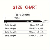 1Pc Women's Retro Belt, Alloy Buckle Fashion Casual Jeans Belt, High-End Long Skirt Pants Belt