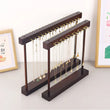 DIY Assembly Simple Solid Wood Necklace Display Rack Large Capacity Jewelry Display Stand Collection Pendant Rack Ornaments Display Stand Props