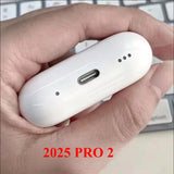 2025 NEW IOS18 ANC Pro 2 Wireless Bluetooth Earbuds Active Noise Cancellation Gaming Handfree Headset Earphone USB-C Type Cable
