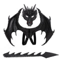 Animal Cospty Dragon Costume Purim Christmas Gift Carnival Party  Cosplay Set Wing and Tail faucet Costume