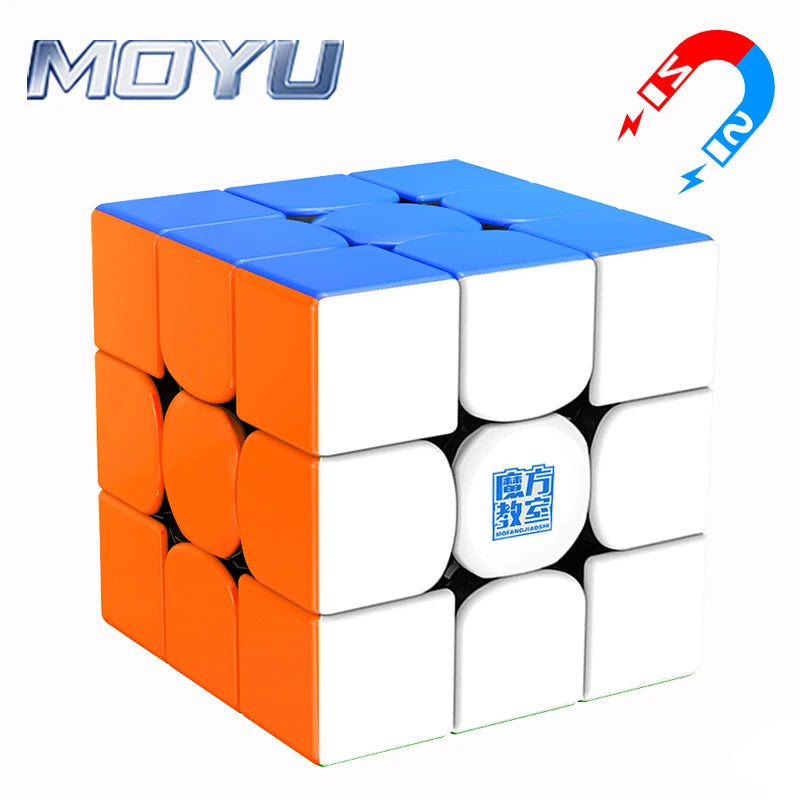 Cubo mágico magnético MOYU Meilong M 3X3 2X2 Pyraminx Cubing Cubo de velocidad profesional 3x3x3 Rompecabezas de velocidad Juguete para niños Cubo mágico