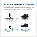 Rotating Button Safety Shoes Men Steel Toe Sneaker Air Cushion Work Shoes Man Puncture Proof Work Safety Boots Protective Shoes