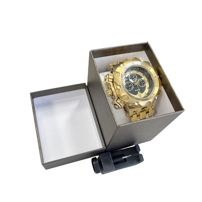 YaLaLuSi Men's Quartz Watch Dominant Design Multi Functional Practical Style Elegant Timepiece for Gentlemen