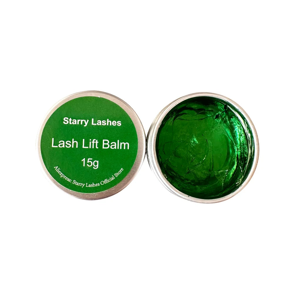 Starrylashes 15g coreia lash lifting bálsamo cera extensão de cílios não forte fixador vegano bálsamo lash levantamento cola ferramentas