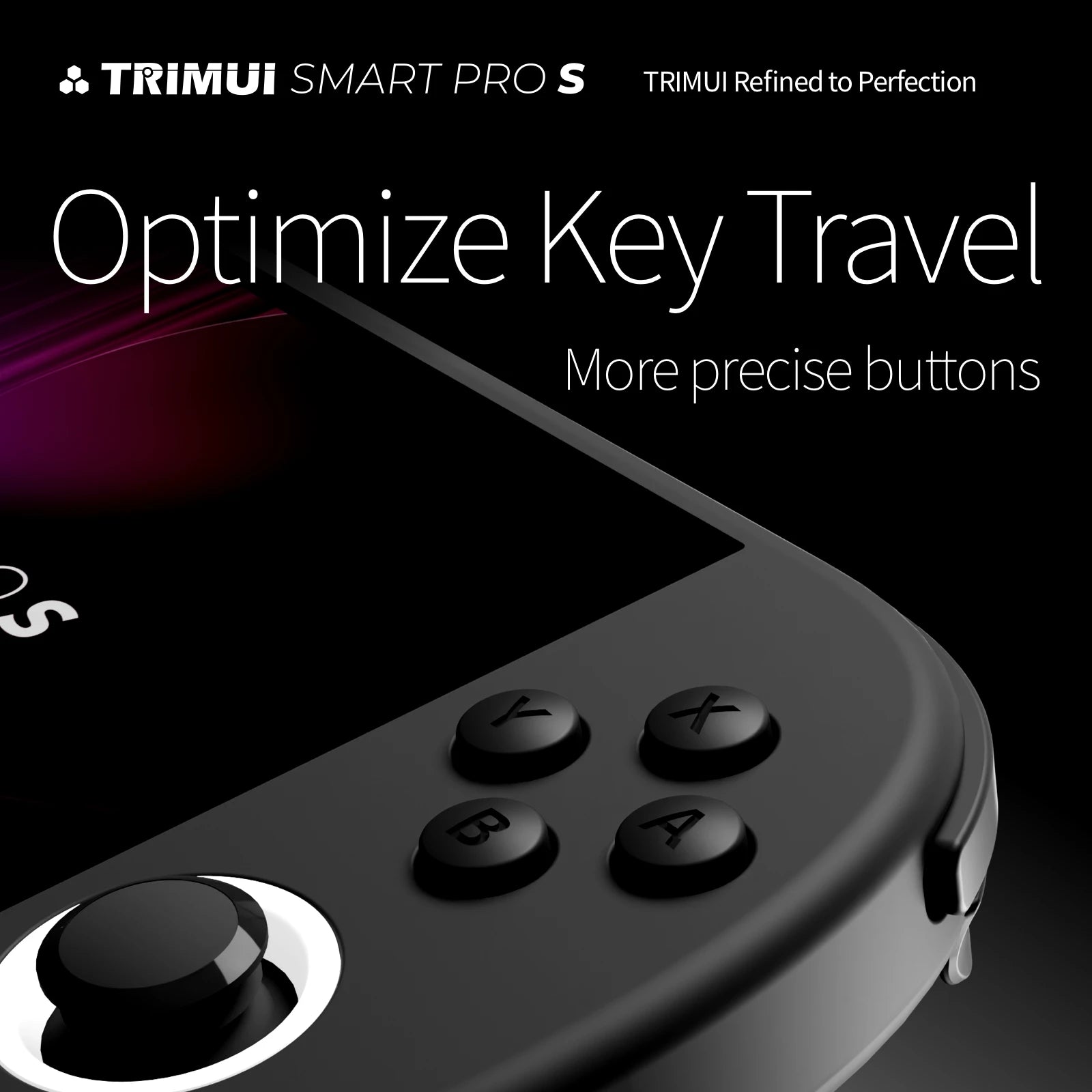 TRIMUI SMART PRO S Handheld Game Console 4.96''IPS Screen Allwinner A523 Processor Hall Joystick RGB Lighting TG5050 Game Player