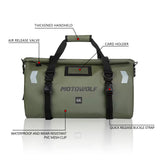 Motorcycle Waterproof Tail Bag Travel Outdoor Dry Luggage Roll Pack Bag 20 /40/66 Motorbike Luggage Backpack Motorcycle Seat Bag