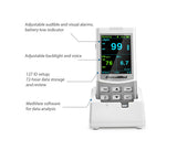 Oxímetro de pulso portátil recargable ChoiceMMed Medical, monitor de salud SPO2 PI PR para adultos, niños, bebés y recién nacidos.