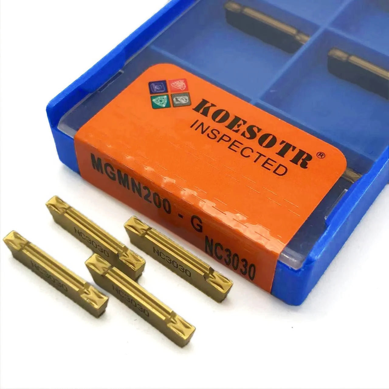 MGMN200 G NC3020 PC9030 NC3030 Herramientas de torneado Inserto de carburo para ranurado de 2 mm para metal MGMN 150 Insertos de ranurado para torno Prating