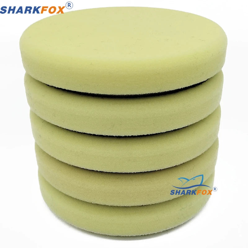 Esponjas de pulido Sharkfox de 5" (125 mm) y 6" (150 mm) para pulidoras DA/RO/GA