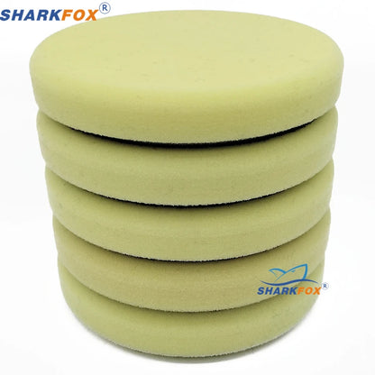 Esponjas de pulido Sharkfox de 5" (125 mm) y 6" (150 mm) para pulidoras DA/RO/GA