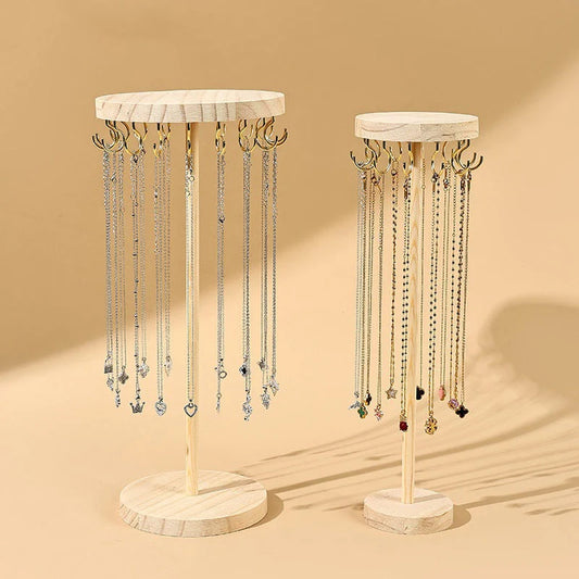 Organizador de joyas, expositor de collares, colgador de collares, expositor de joyas, collares, pendientes, colgantes, pulseras para