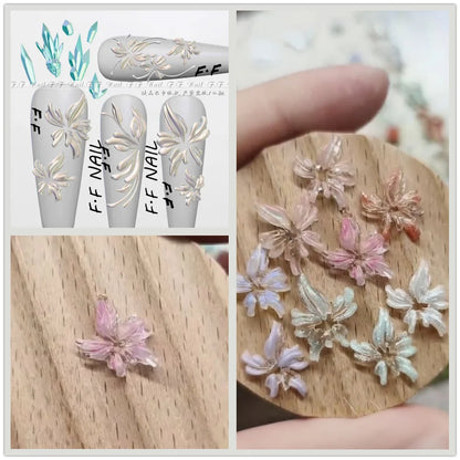 1pc  Snake Flamingo Jellyfish Dragon Dtream 3D Acrylic Mold  Nail Art DIY  Silicone  Nail Art Templates Nails Mold