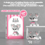 DIY Cute Dog Building Blocks Puppy Pet Model Animal Assemble Bricks Set Poodle Corgi Husky Cartoon Table Decor Gift for Kids