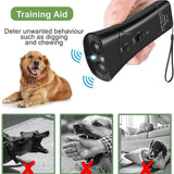 Ultrasonic Dog Chaser Stop Aggressive Animal Attacks Dog Repeller Stop Bark Device with LED Flashlight Pet Dog Training Tools