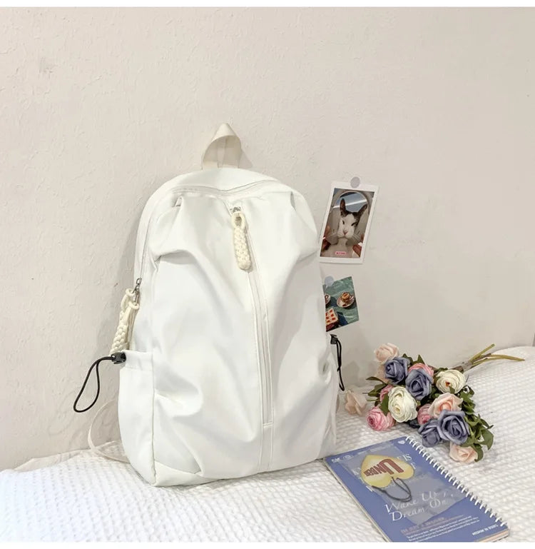 Large Capacity Schoolbag for Boys and Girls, High School and College Students, Simple Casual Sports Backpack, Fashion Travel Backpack