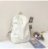 Large Capacity Schoolbag for Boys and Girls, High School and College Students, Simple Casual Sports Backpack, Fashion Travel Backpack