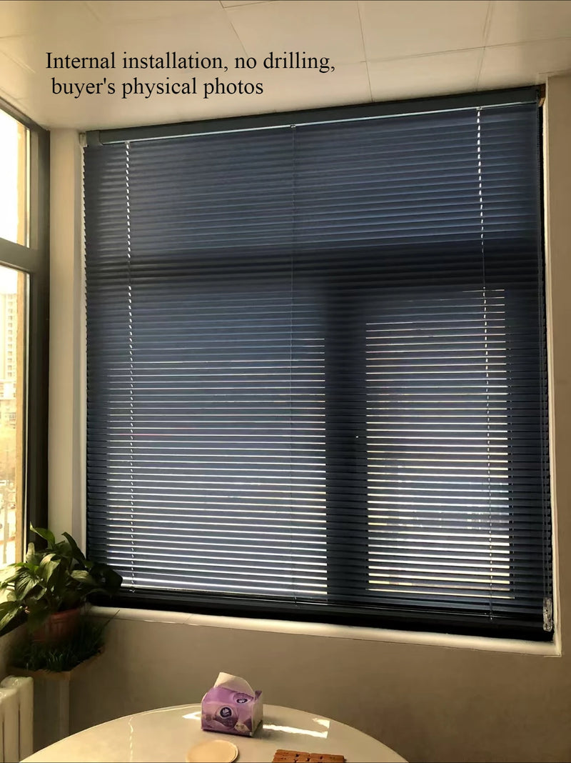 Blind Curtains No Punching Bathroom Toilet Kitchen Office Bedroom Roller Shutter Shading Lifting Rolling and Pulling Type Blinds