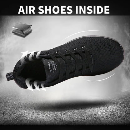 Men Running Walking Knit Shoes Fashion Casual Sneakers Breathable Sport Athletic Lightweight Men Sneakers Casual Shoes