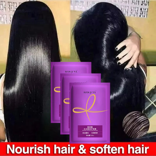 Mascarilla capilar de queratina mágica de 5 segundos para reparar daños, encrespamiento, cabello suave, liso y brillante, hidratación profunda, tratamiento capilar, mascarilla reparadora para el cuidado del cabello.