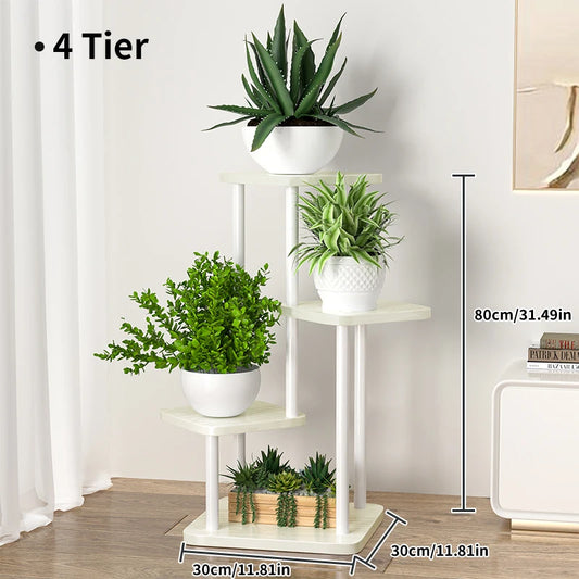 Plant Stand and Flower Stand Storage Shelf 4/5/6 Tier Flower Shelf Planter Rack Storage Organizer Display Indoor Garden Balcony