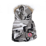 NONOR - Ropa de invierno para perros pequeños y medianos, abrigo grueso y cálido con capucha, chaleco para chihuahuas y yorkshire terrier